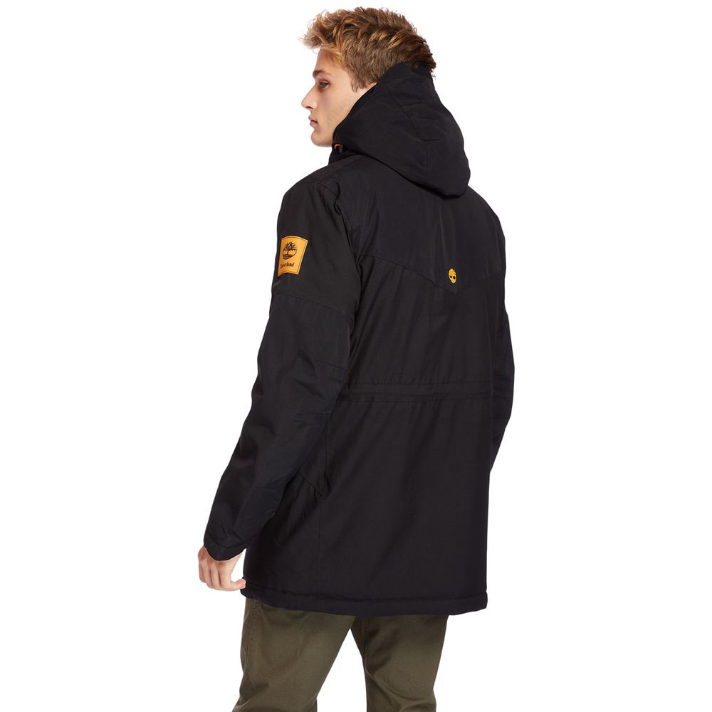 Timberland Mens Jackets Outdoor Heritage Ecoriginal Parka with DryVent™ Technology - Black - India X